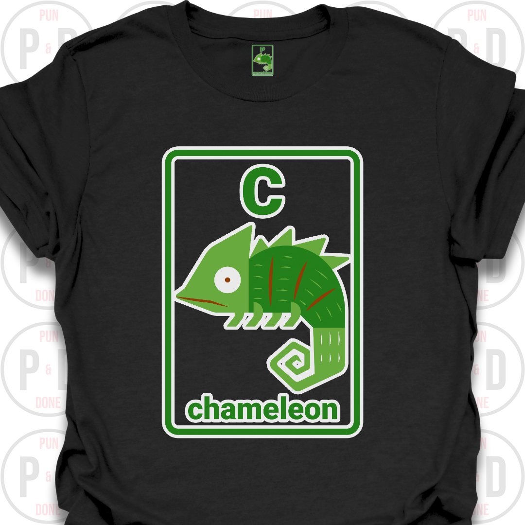 C is for Chameleon, T-shirt