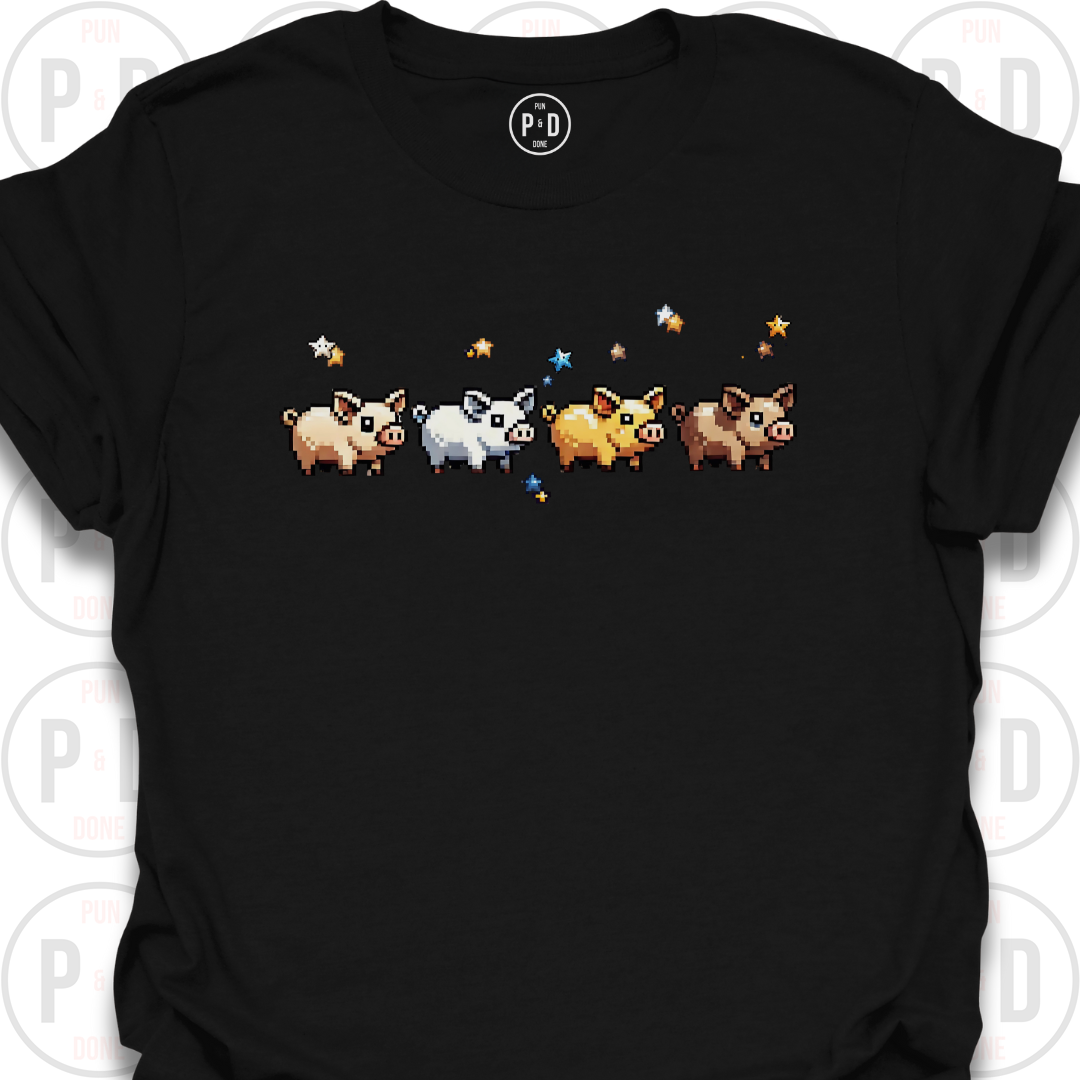 8-Bit Pigs, T-Shirt