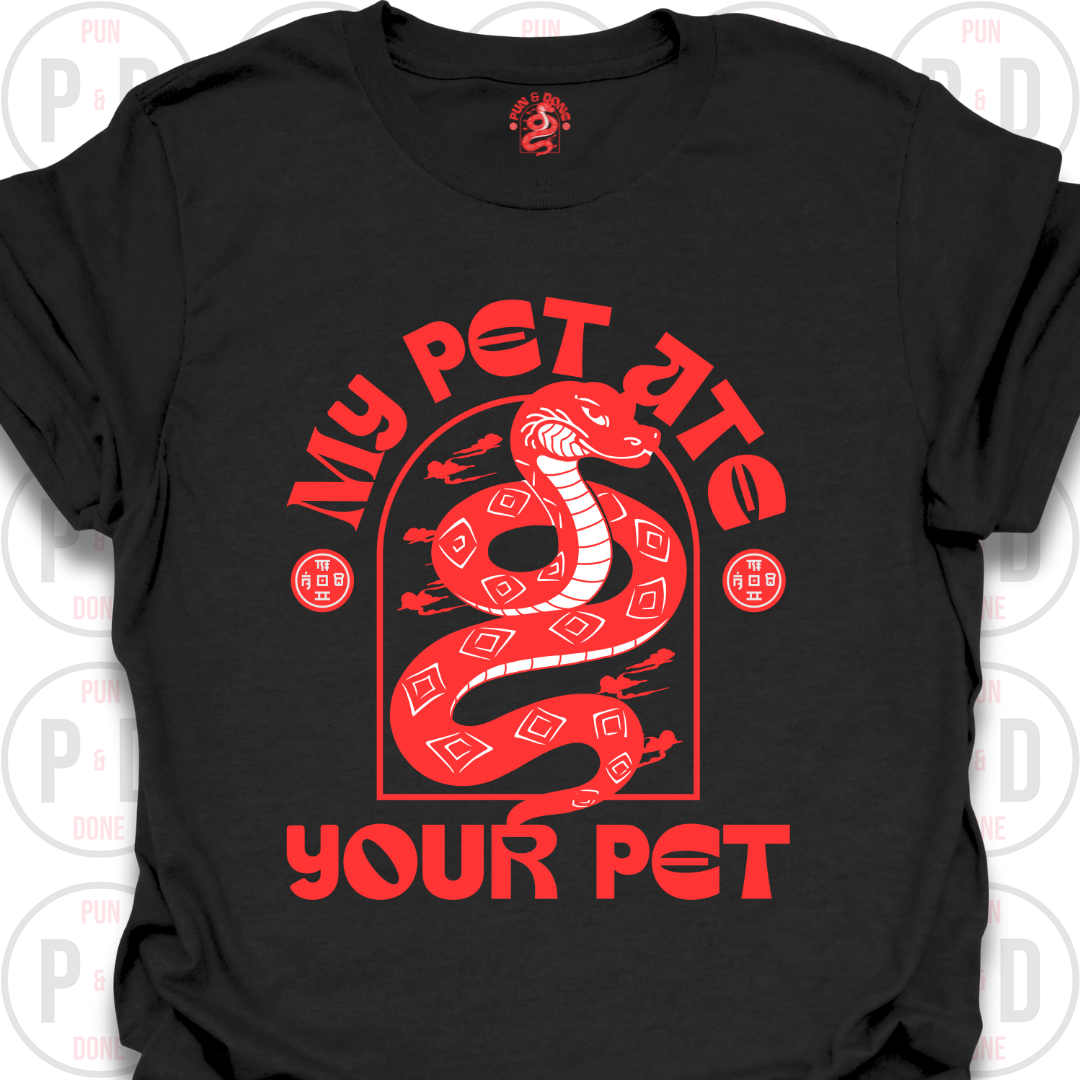 My Pet Ate Your Pet, Snake, T-shirt