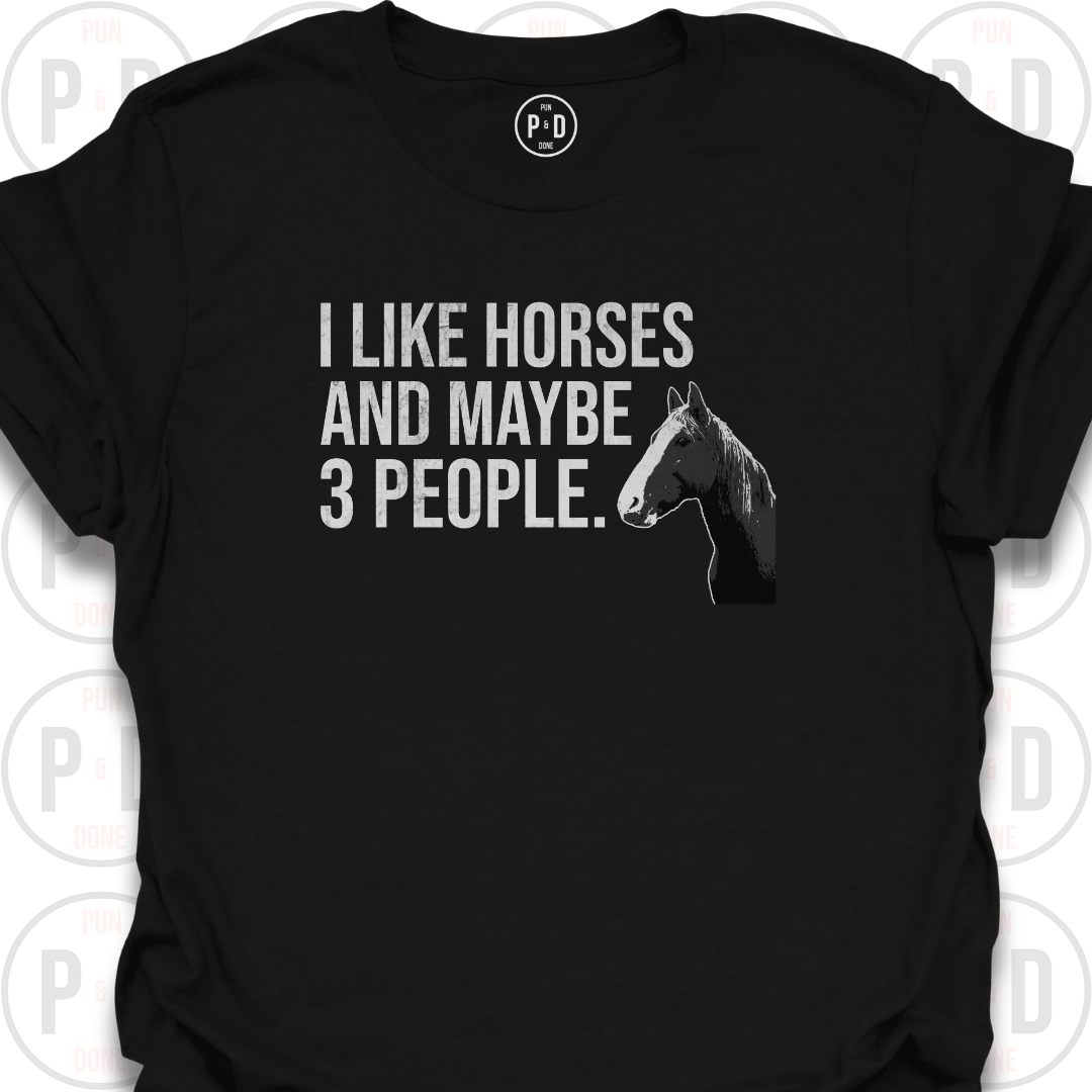 Horses and Maybe 3 People, T-Shirt (Distressed)