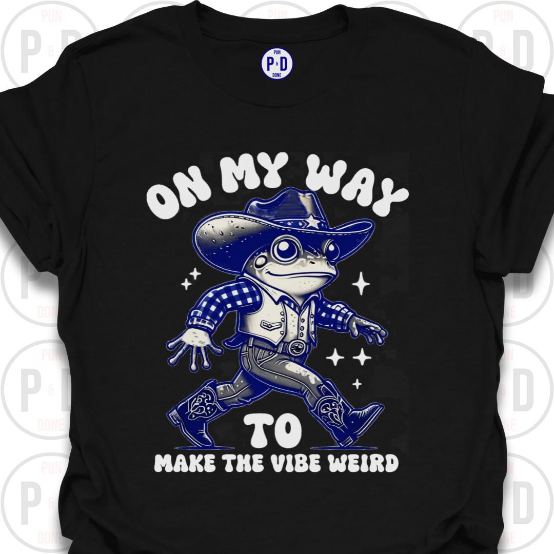 Make The Vibe Weird, Frog, T-Shirt