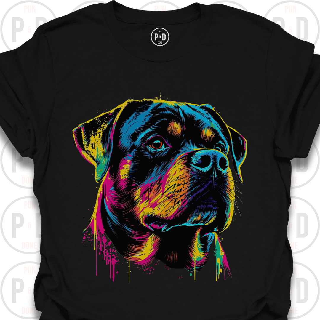 Punk Splash Rottweiler, T-Shirt