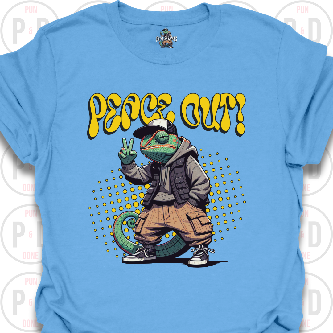Peace Out! Chameleon, T-shirt