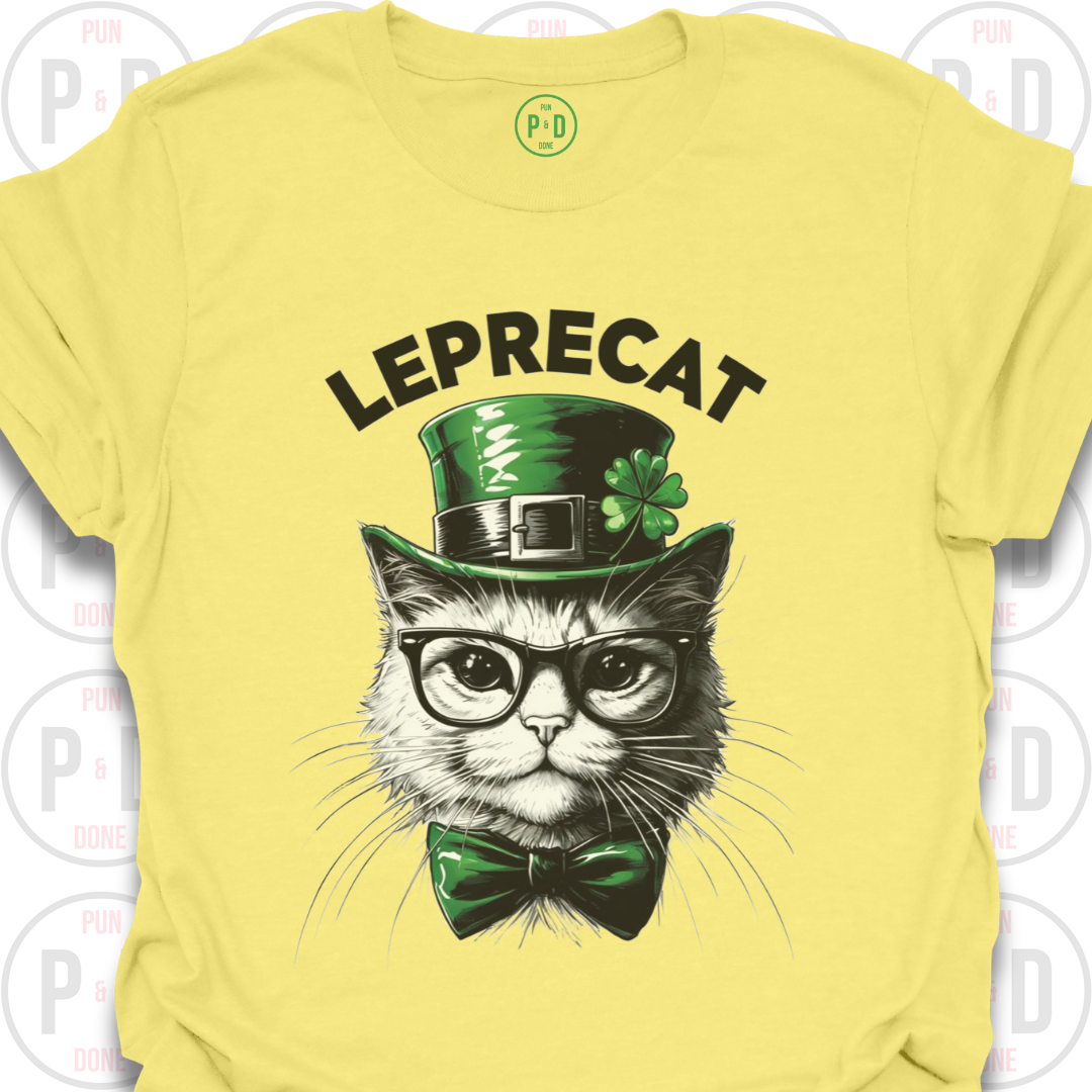 St Patrick's Day, LepreCat, T-Shirt π