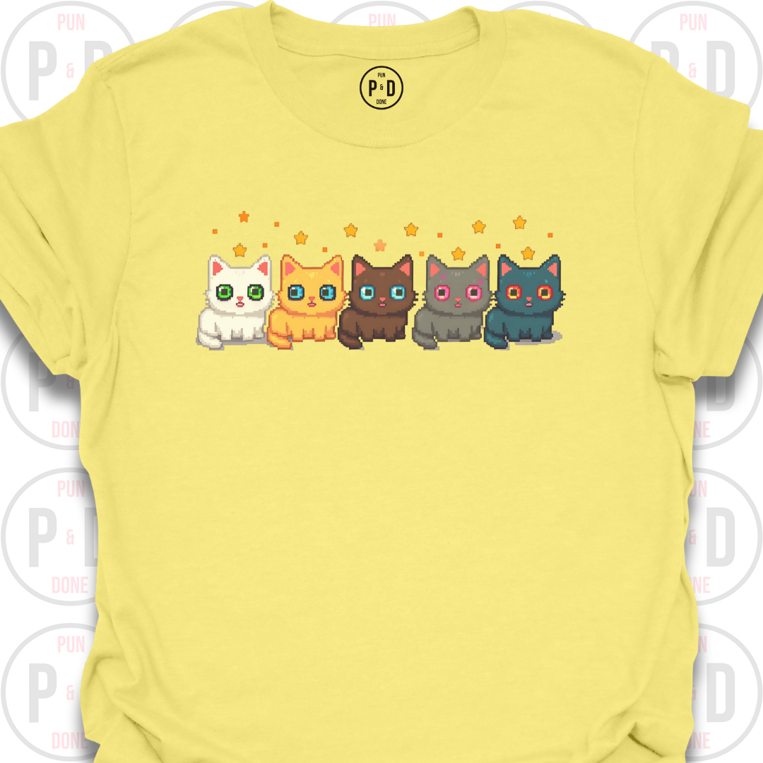 8-Bit Cats, T-Shirt