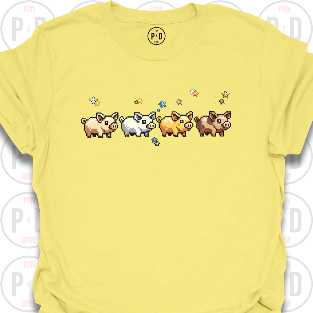 8-Bit Pigs, T-Shirt