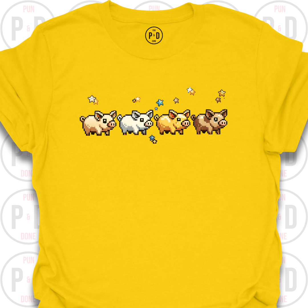 8-Bit Pigs, T-Shirt
