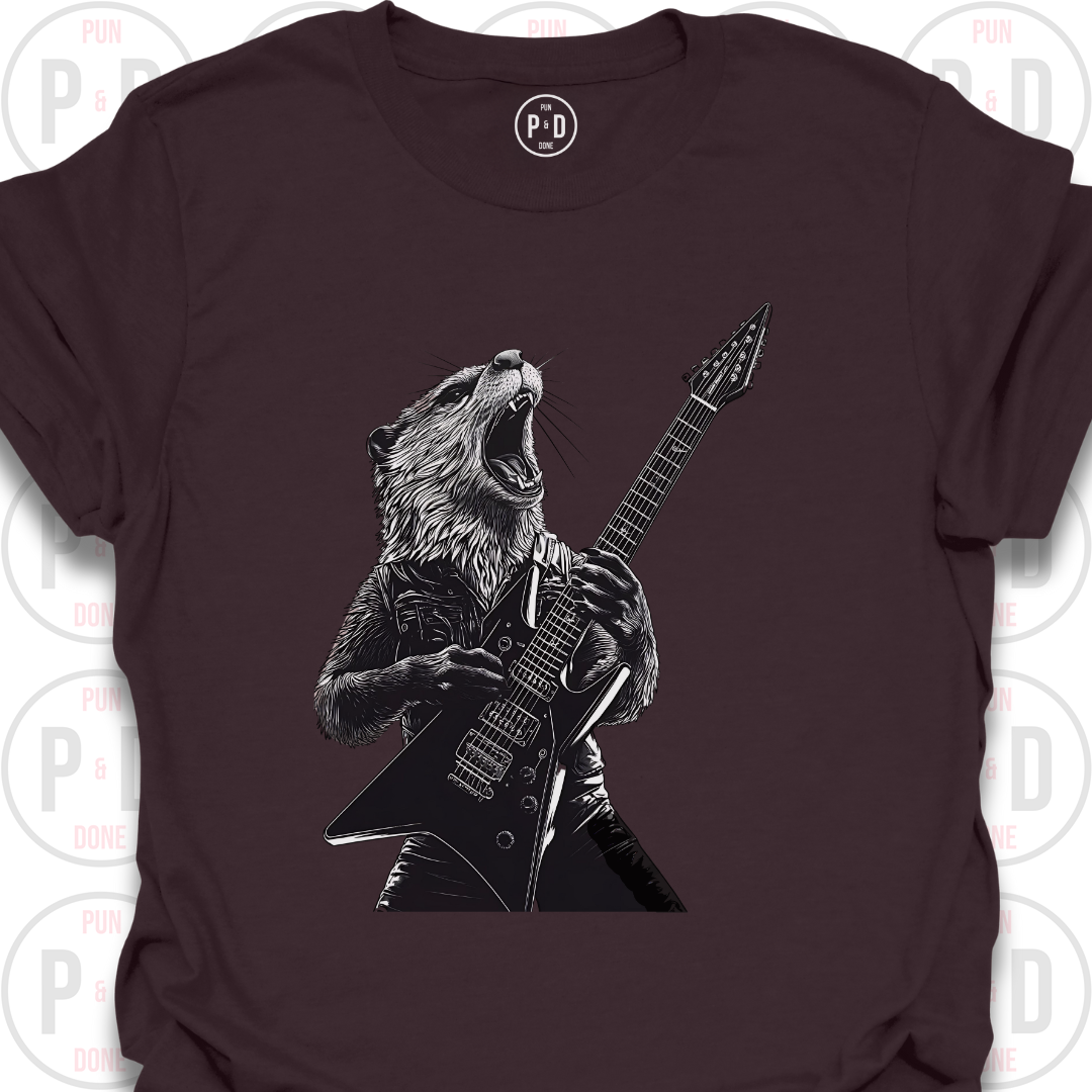 Guitar Hero Otter, T-Shirt