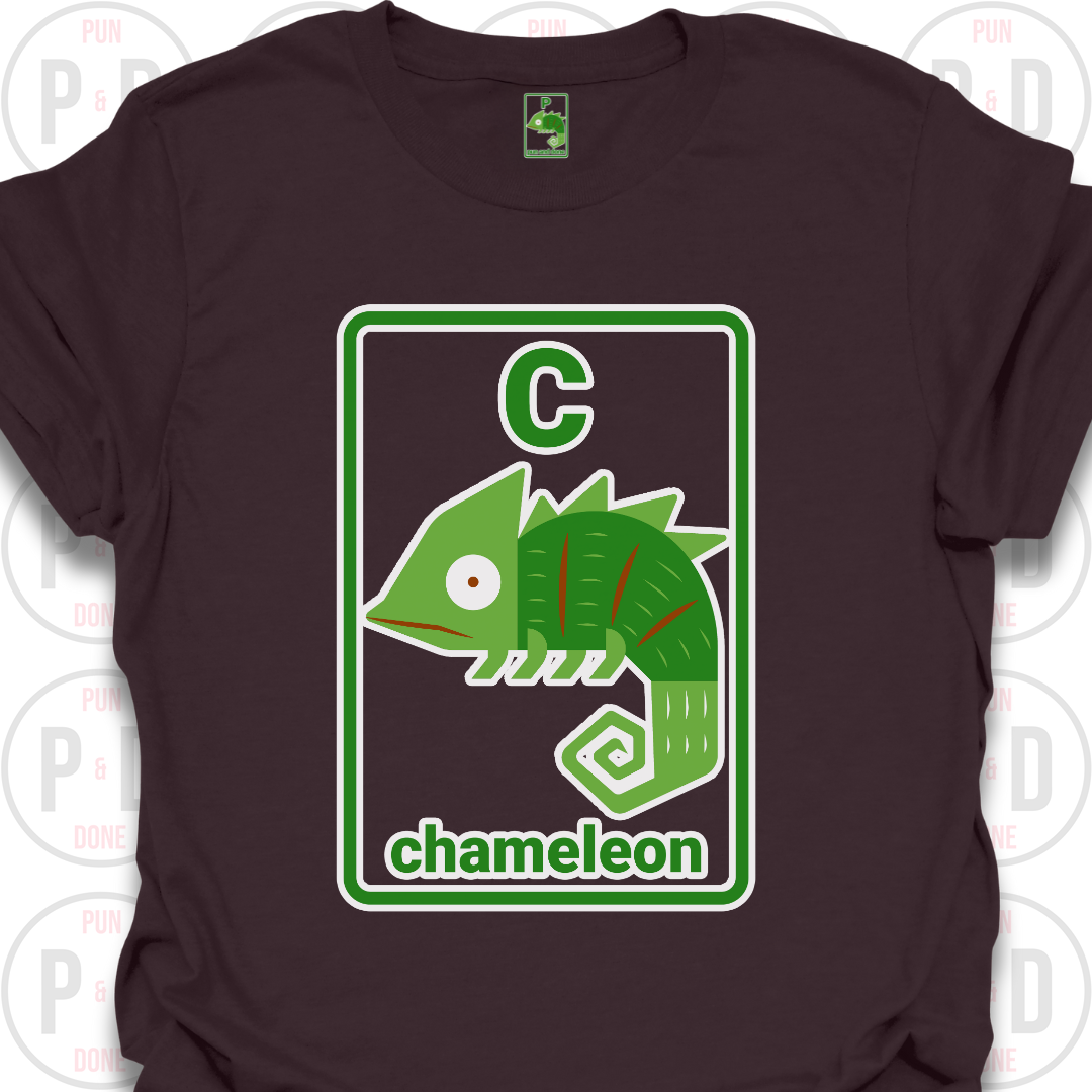 C is for Chameleon, T-shirt
