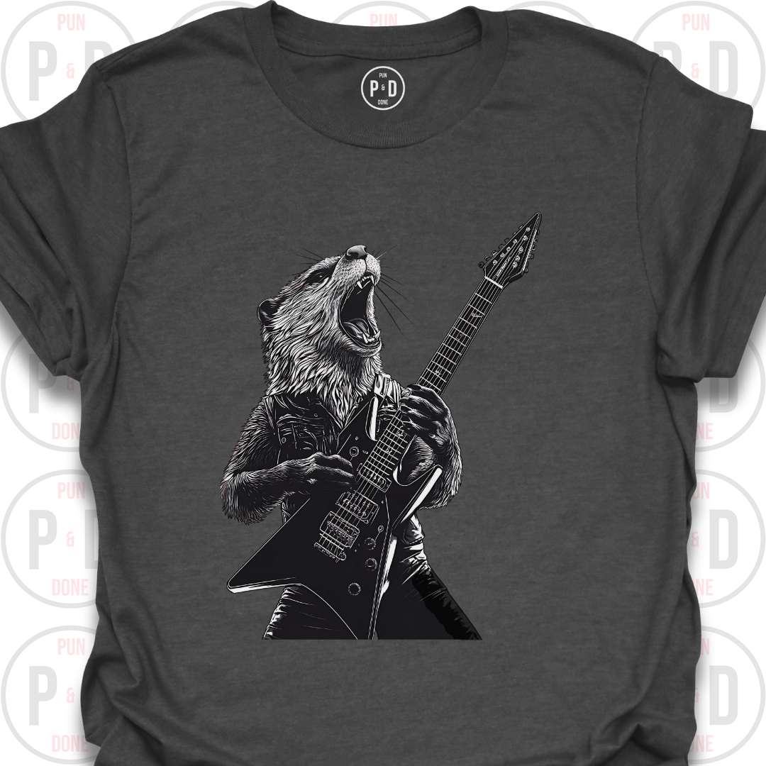 Guitar Hero Otter, T-Shirt