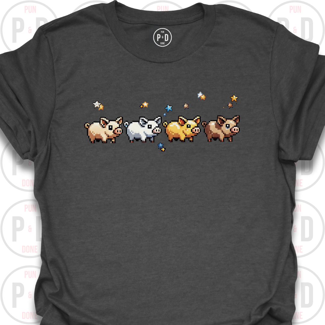 8-Bit Pigs, T-Shirt