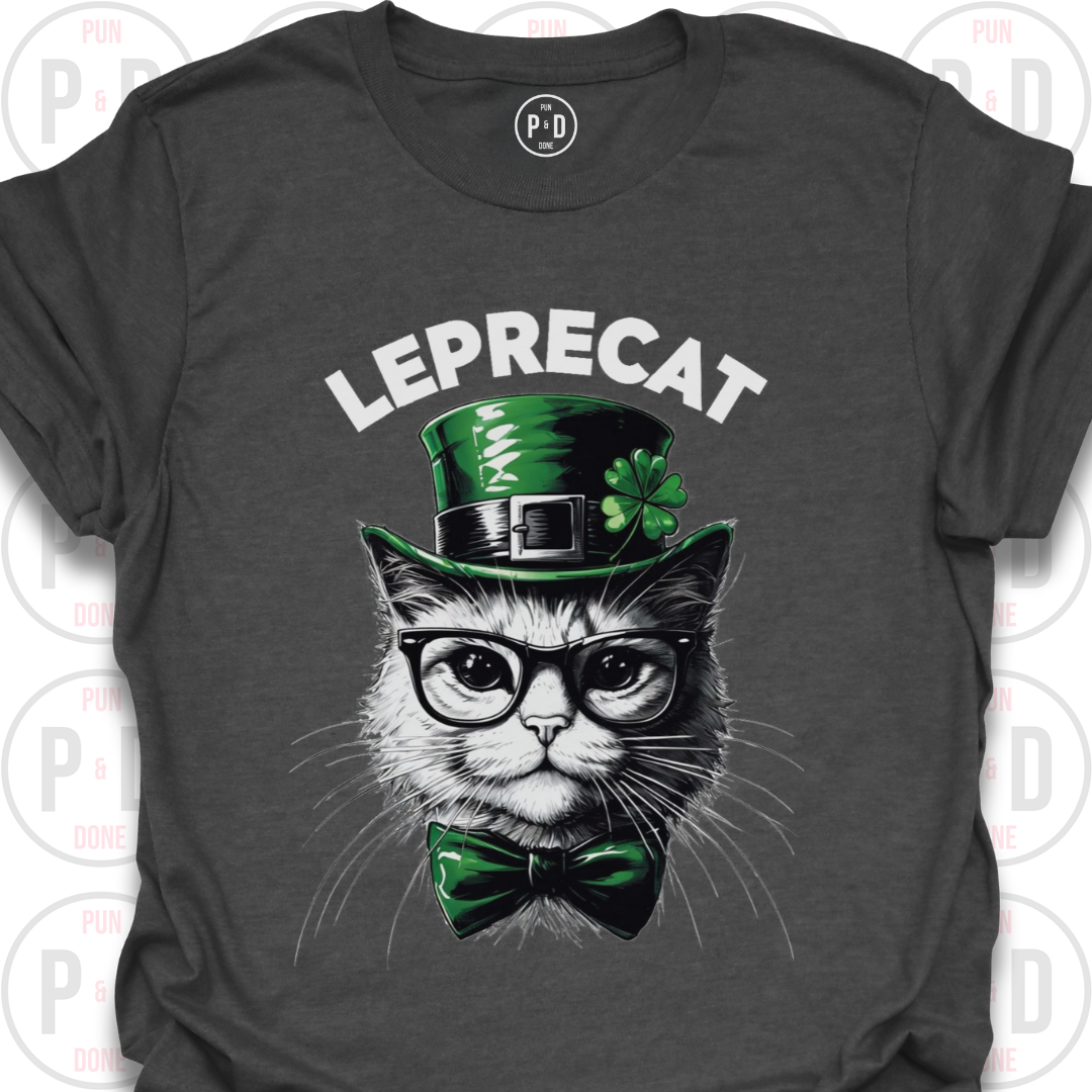 St Patrick's Day, LepreCat, T-Shirt π