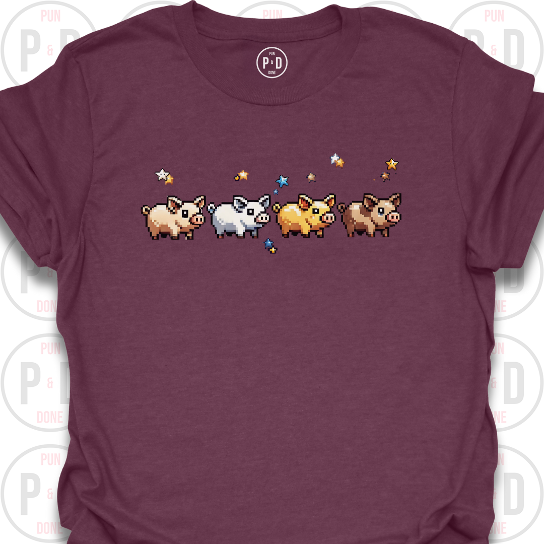 8-Bit Pigs, T-Shirt