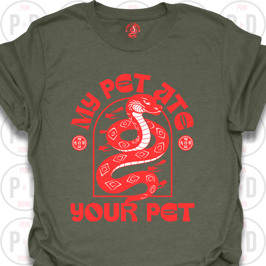 My Pet Ate Your Pet, Snake, T-shirt