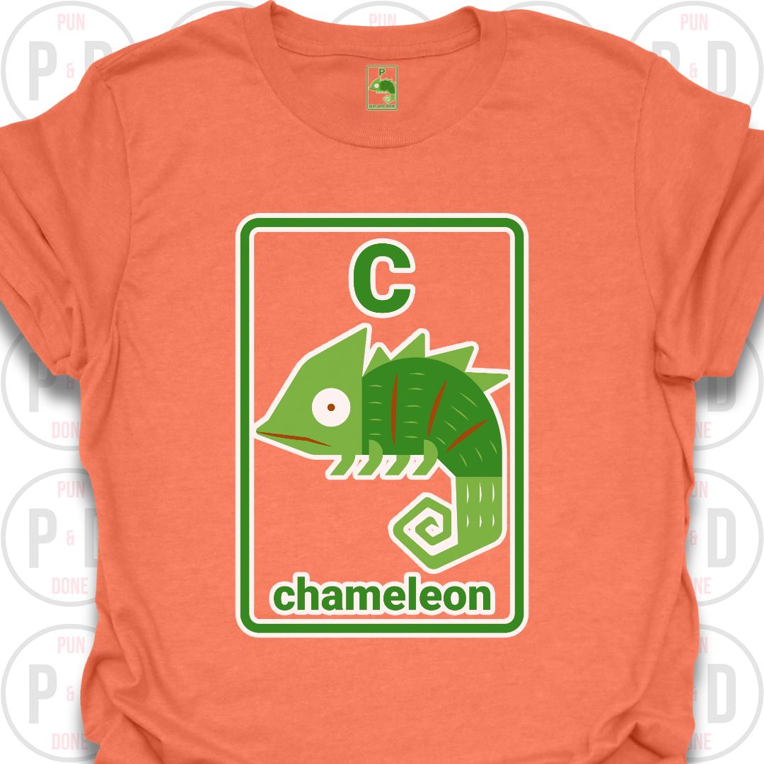 C is for Chameleon, T-shirt