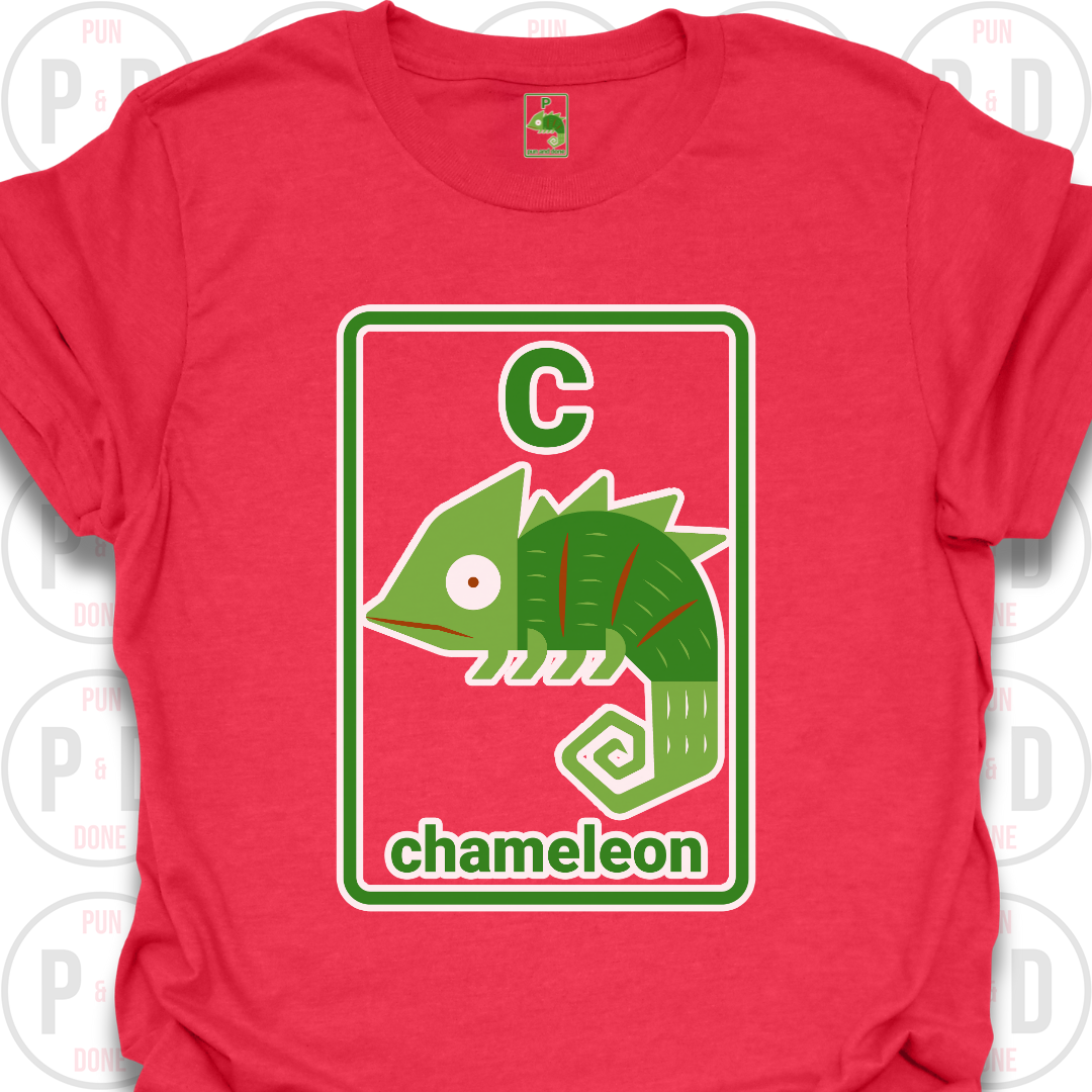 C is for Chameleon, T-shirt