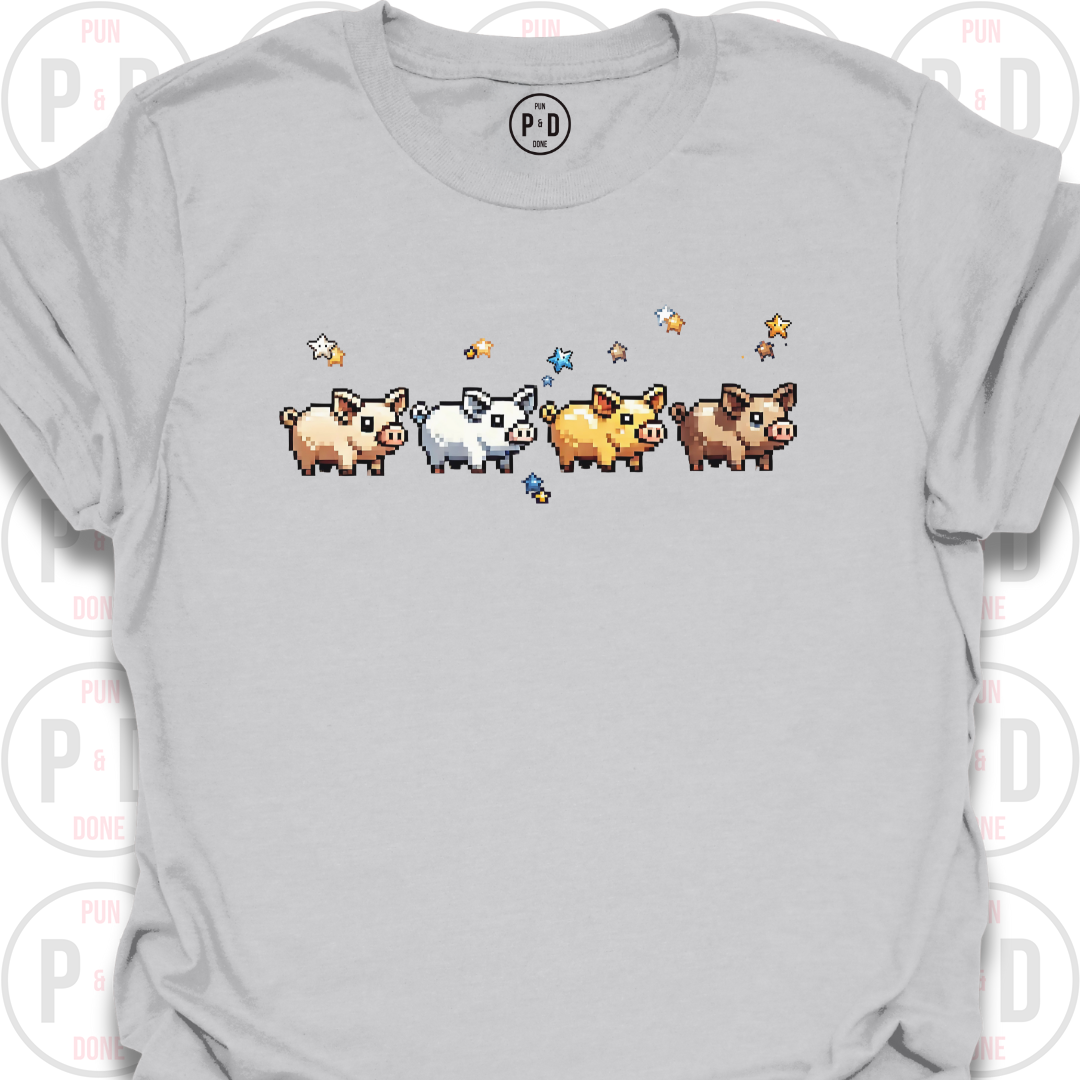 8-Bit Pigs, T-Shirt