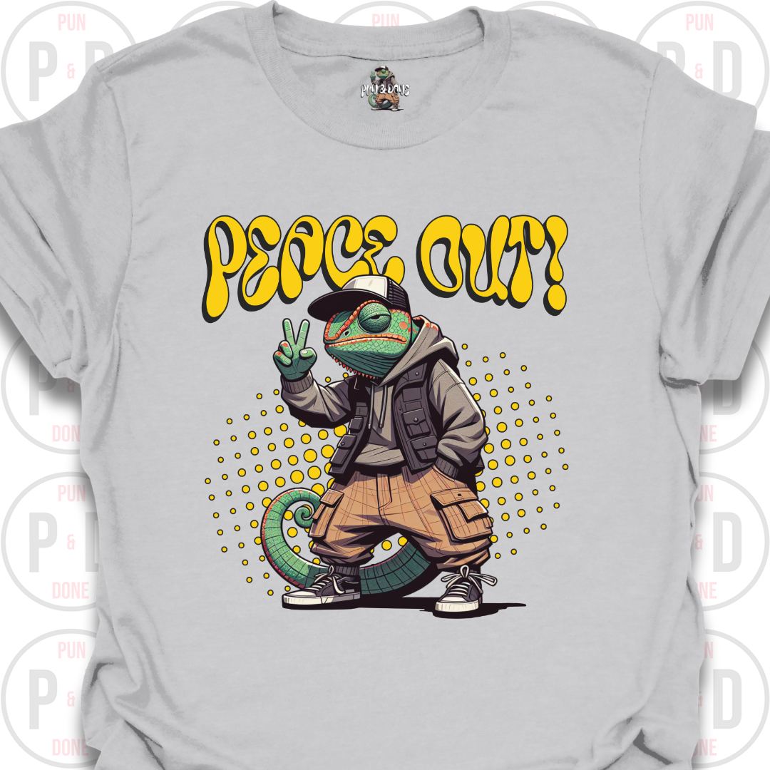 Peace Out! Chameleon, T-shirt