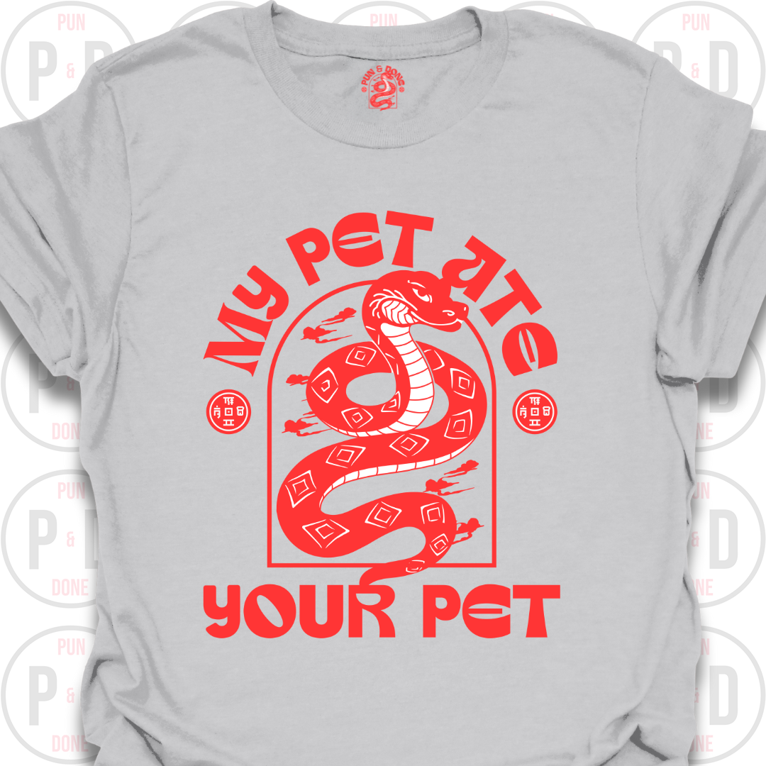 My Pet Ate Your Pet, Snake, T-shirt