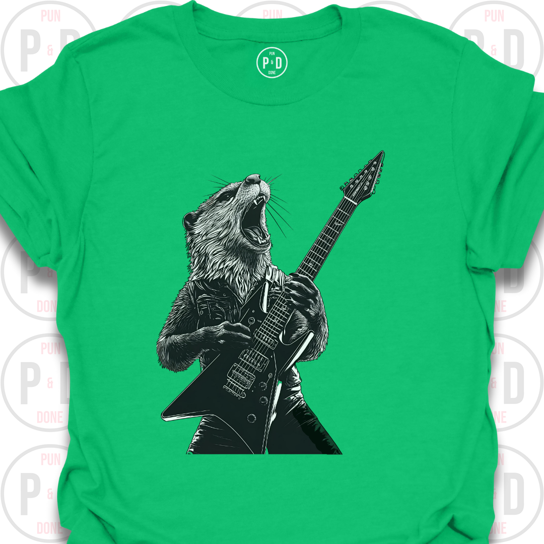 Guitar Hero Otter, T-Shirt
