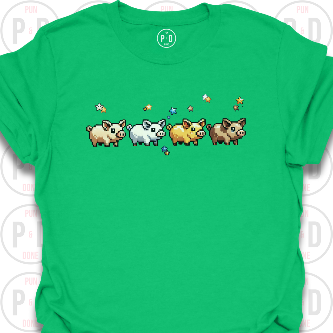 8-Bit Pigs, T-Shirt