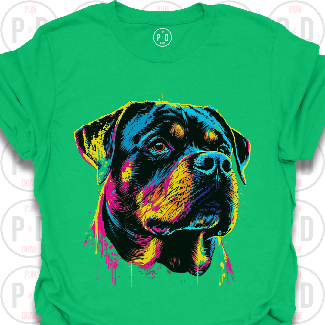 Punk Splash Rottweiler, T-Shirt