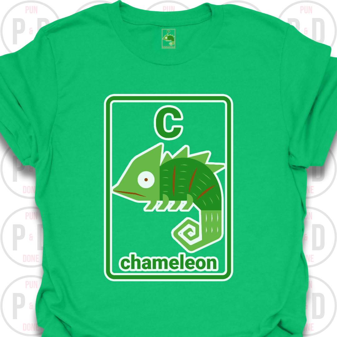 C is for Chameleon, T-shirt