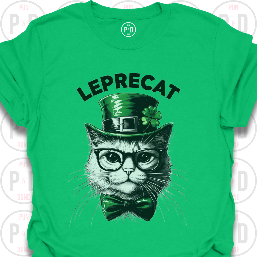 St Patrick's Day, LepreCat, T-Shirt π