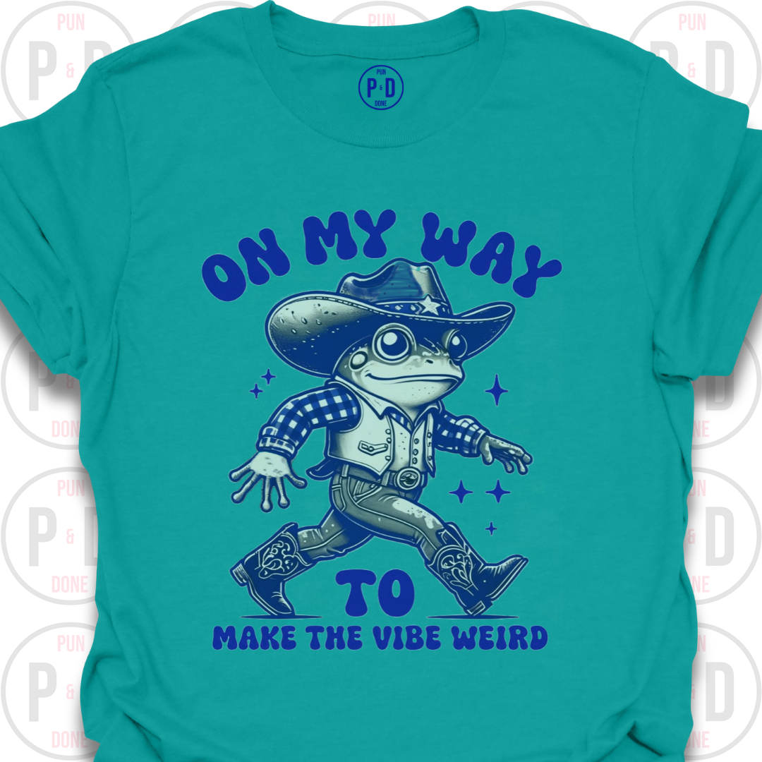 Make The Vibe Weird, Frog, T-Shirt