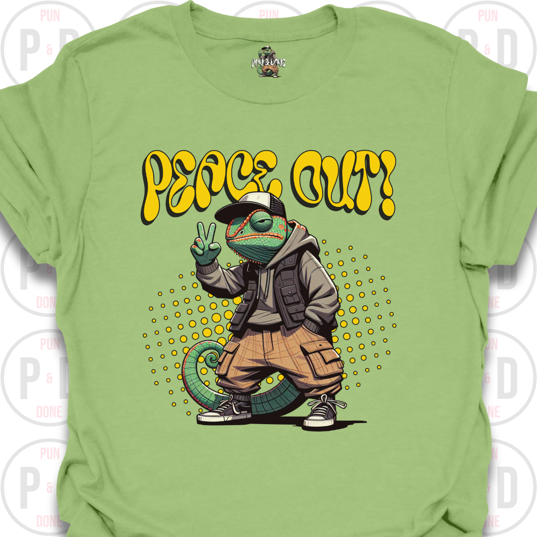 Peace Out! Chameleon, T-shirt
