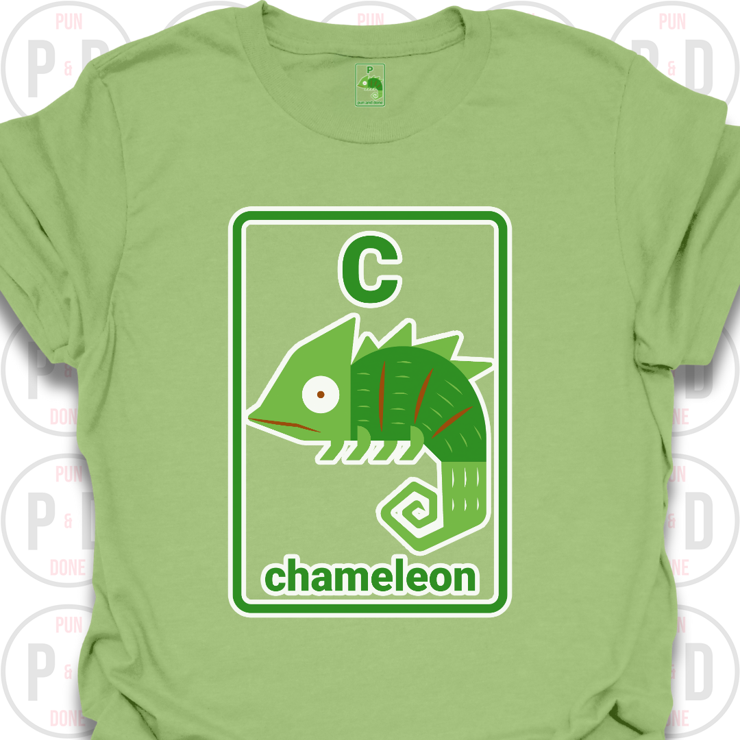 C is for Chameleon, T-shirt