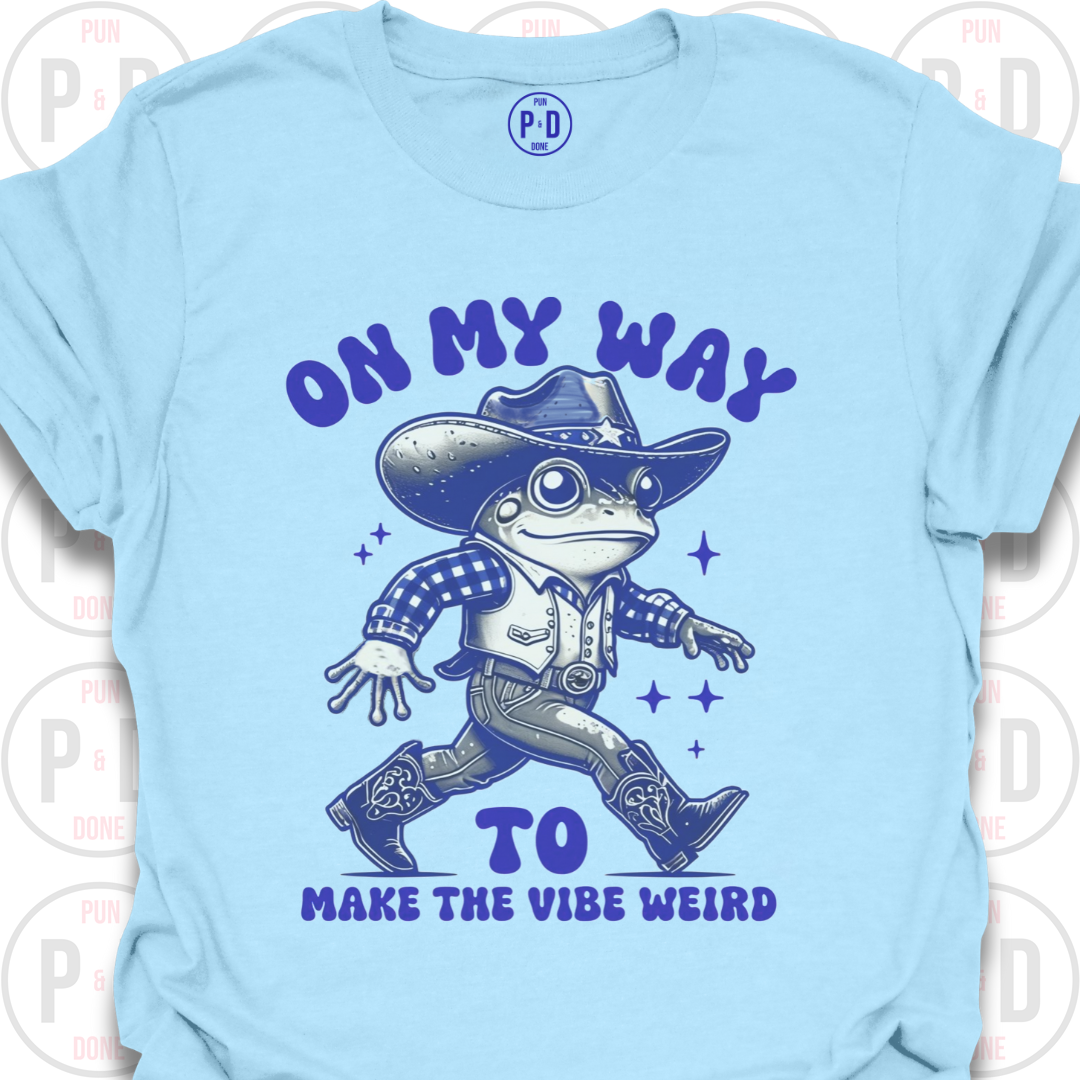 Make The Vibe Weird, Frog, T-Shirt