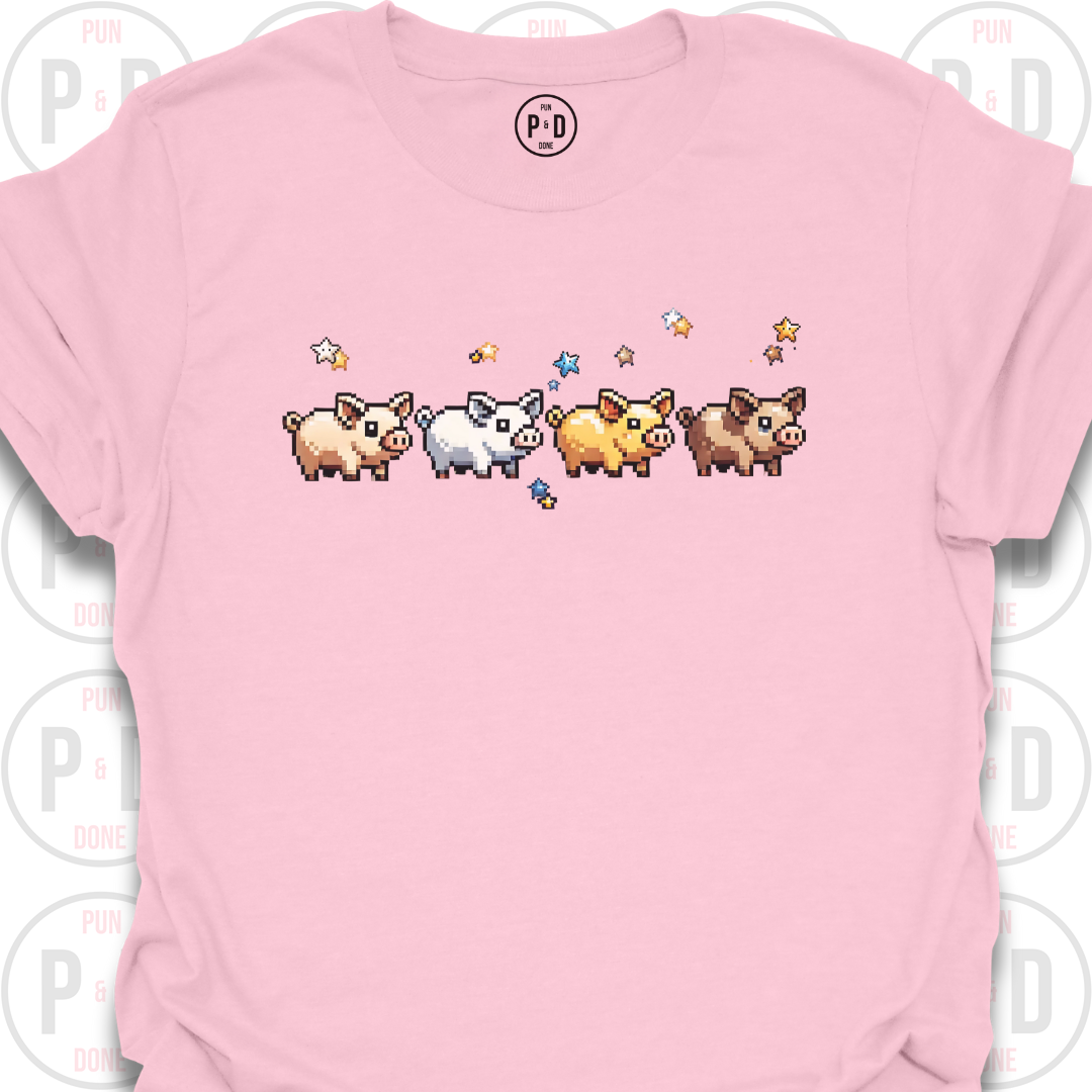 8-Bit Pigs, T-Shirt
