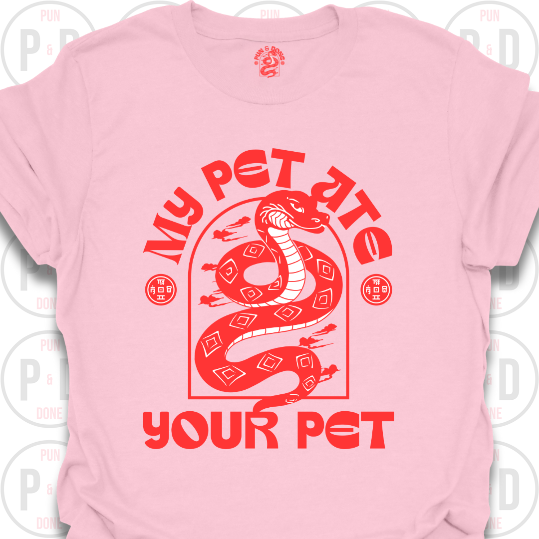 My Pet Ate Your Pet, Snake, T-shirt