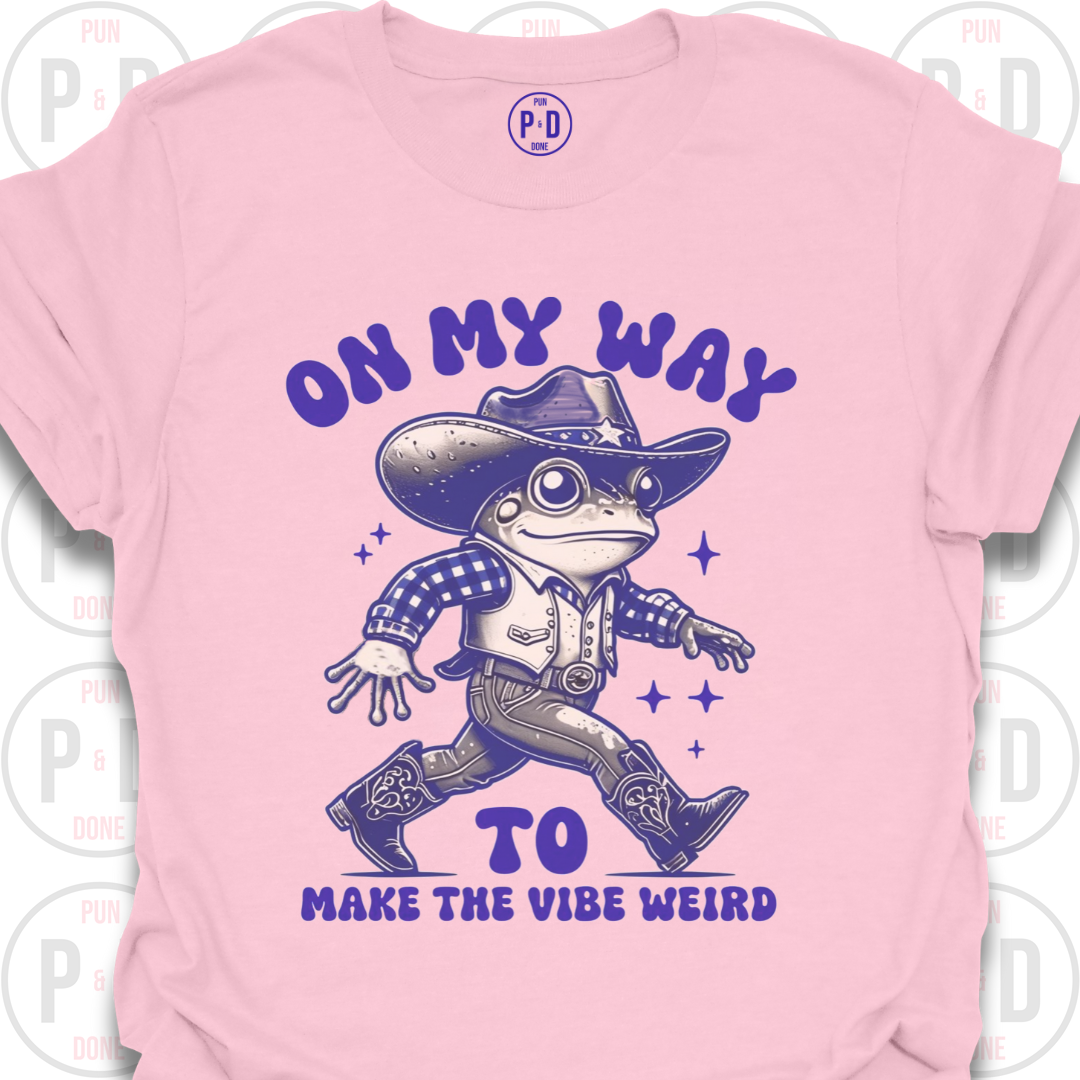Make The Vibe Weird, Frog, T-Shirt