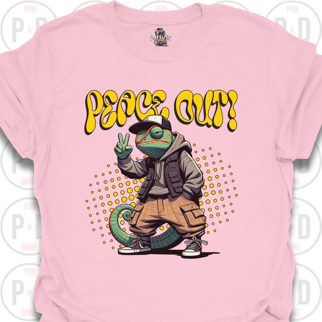 Peace Out! Chameleon, T-shirt