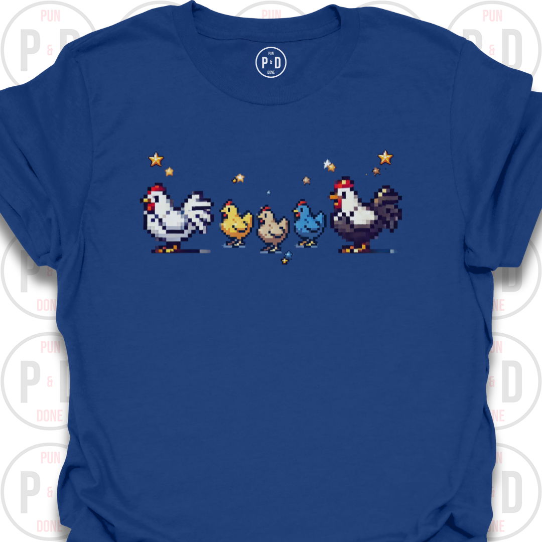 8-Bit Chickens, T-Shirt