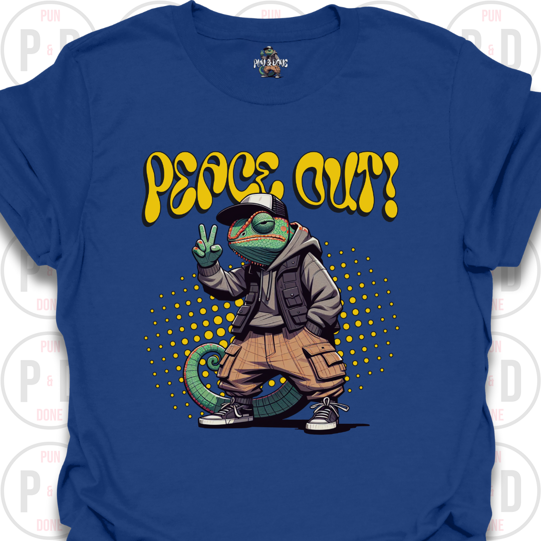 Peace Out! Chameleon, T-shirt