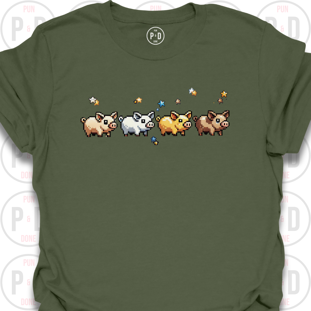8-Bit Pigs, T-Shirt