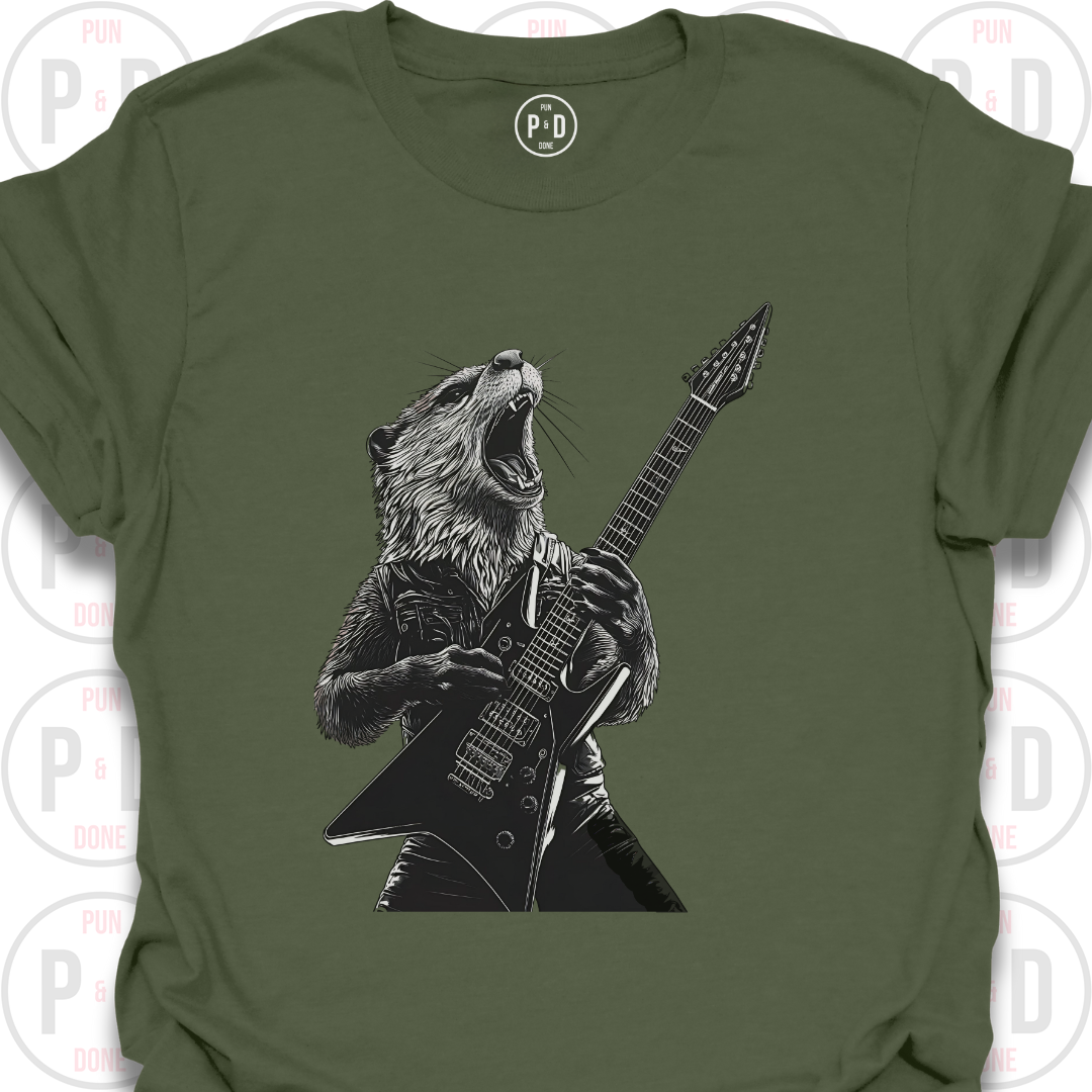 Guitar Hero Otter, T-Shirt