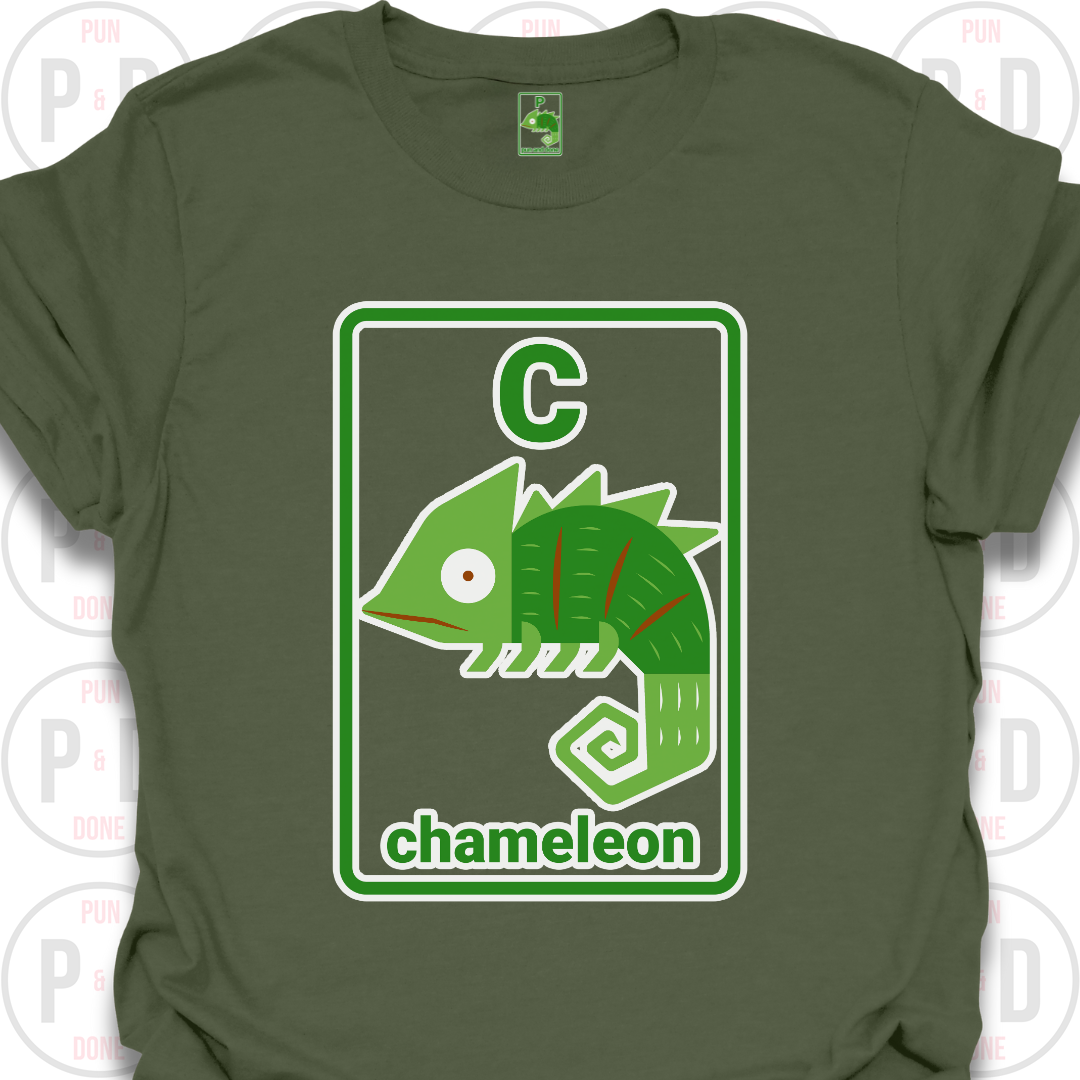 C is for Chameleon, T-shirt