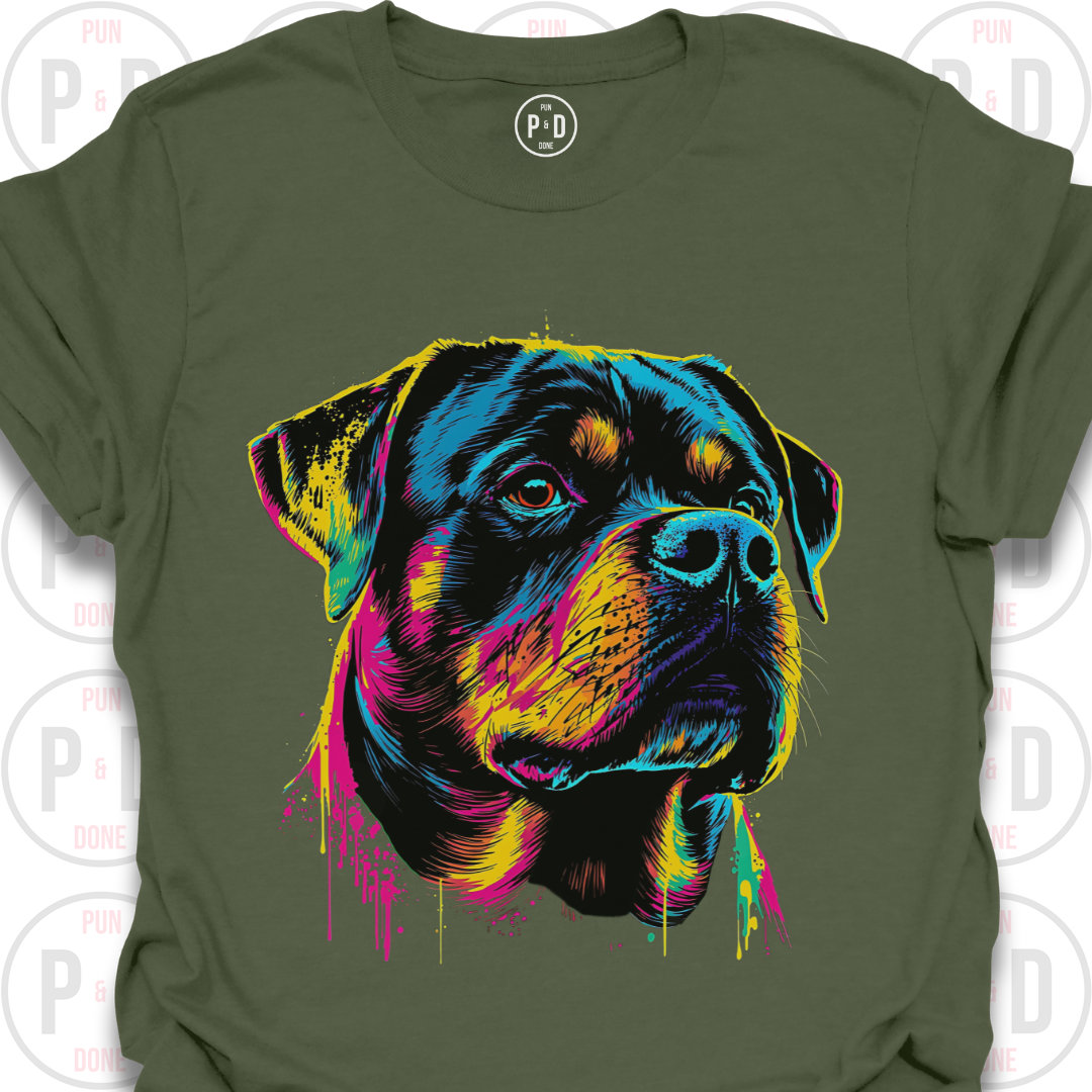 Punk Splash Rottweiler, T-Shirt