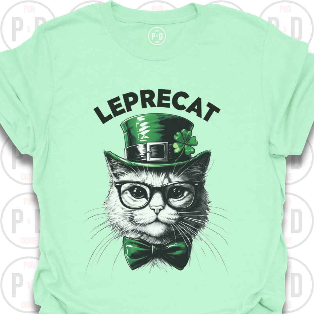 St Patrick's Day, LepreCat, T-Shirt π