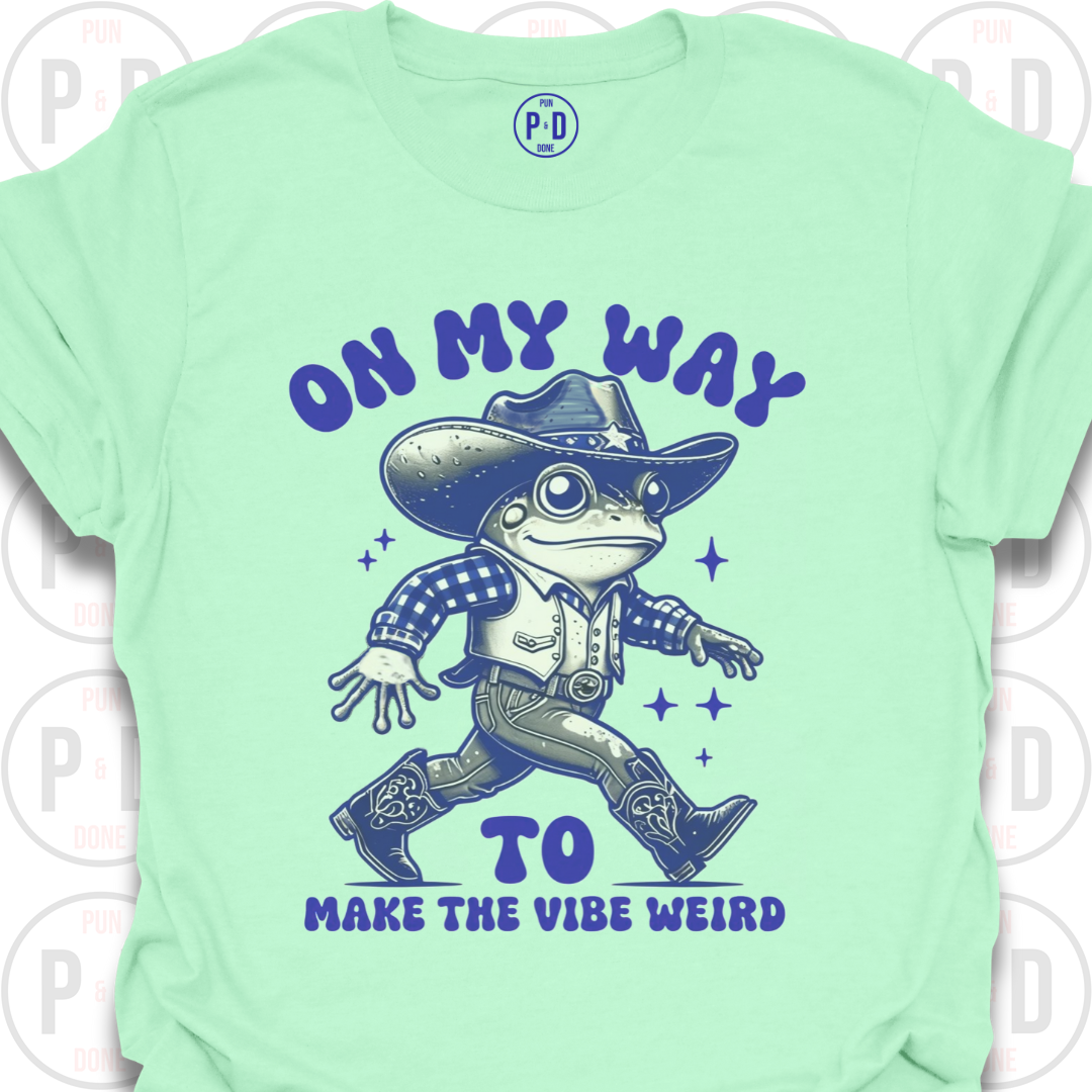Make The Vibe Weird, Frog, T-Shirt