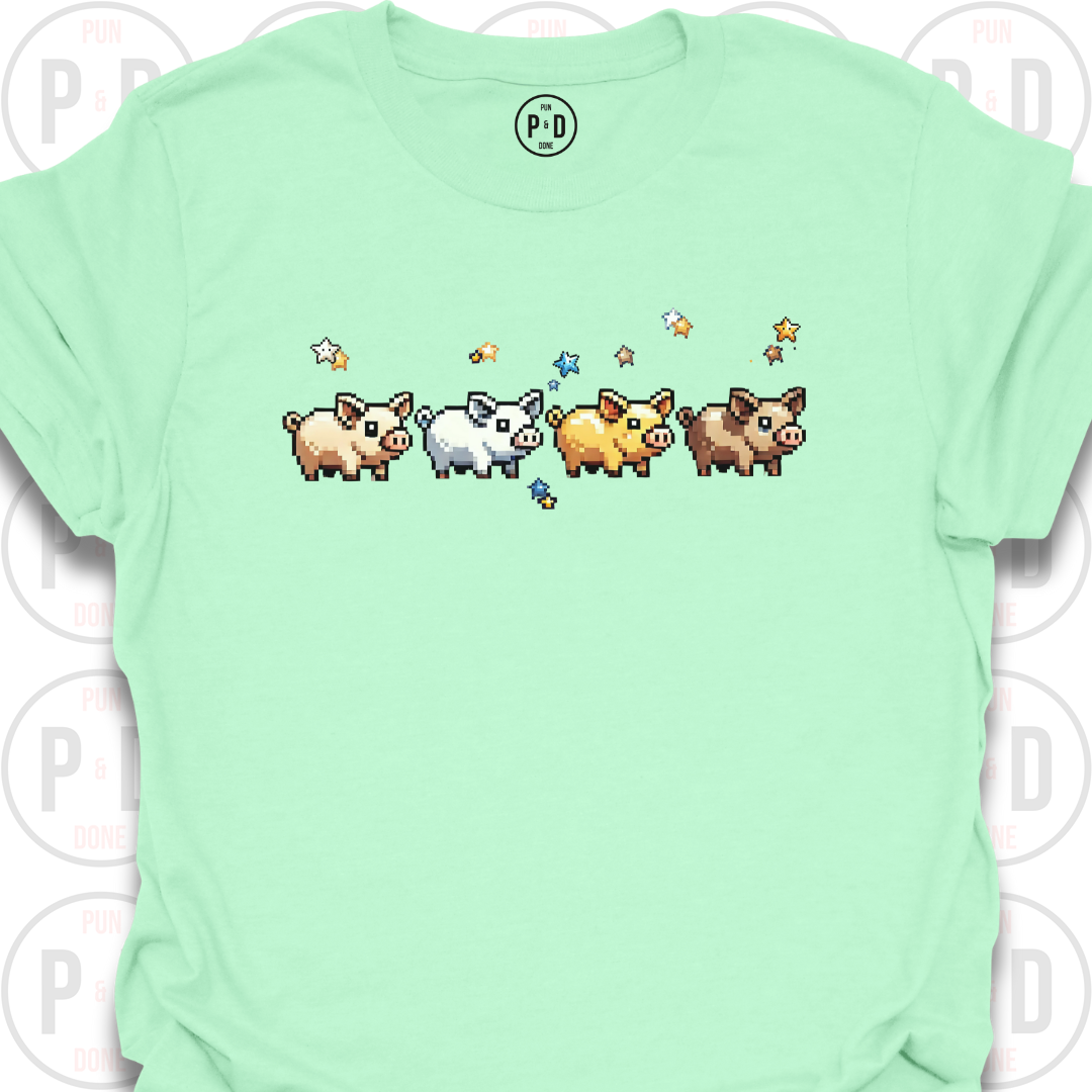 8-Bit Pigs, T-Shirt
