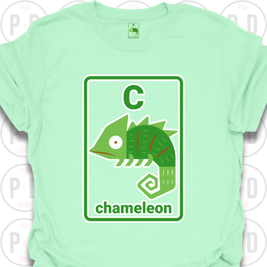 C is for Chameleon, T-shirt