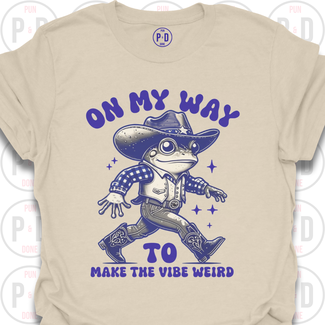 Make The Vibe Weird, Frog, T-Shirt