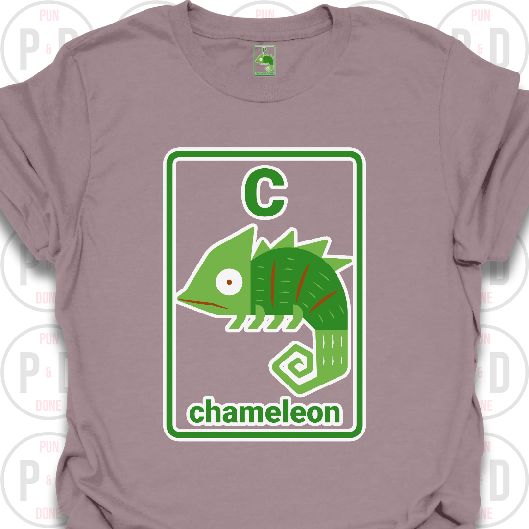 C is for Chameleon, T-shirt