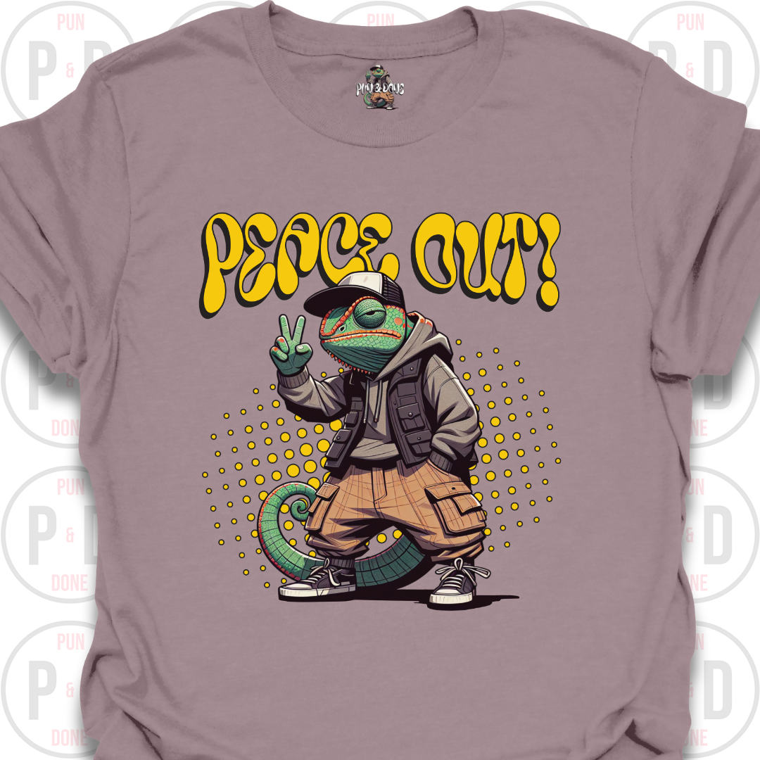 Peace Out! Chameleon, T-shirt