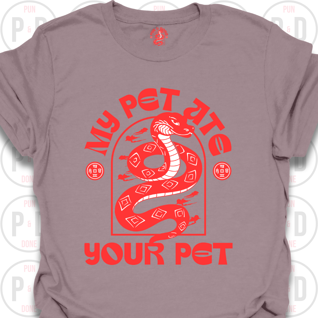 My Pet Ate Your Pet, Snake, T-shirt